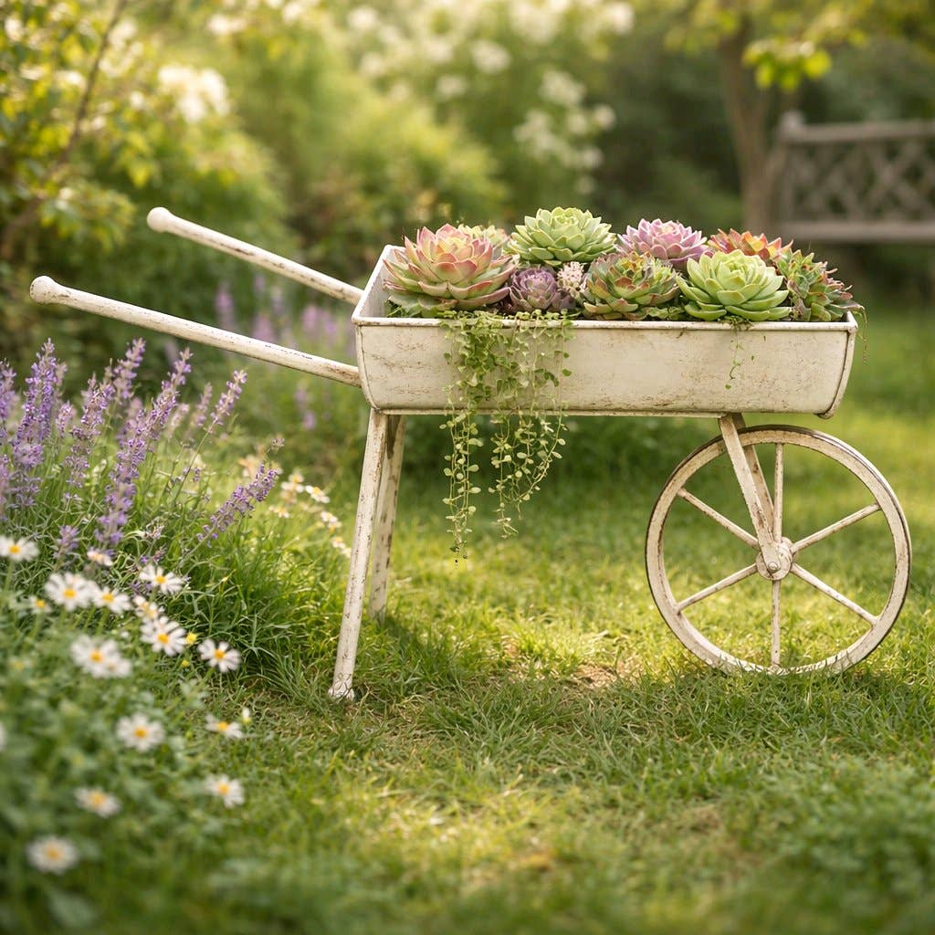 Spring Wheelbarrow 20x11in