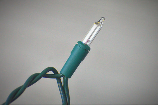 50 Bulb Green Cord Country Lights