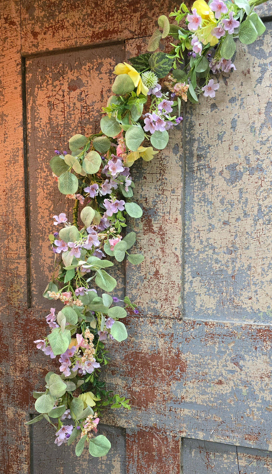 Buttercup Wildflowers 4ft Garland