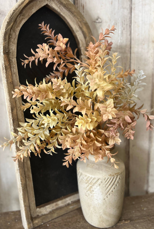 Yellow And Tan Boxwood